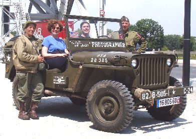 Jo & Terry Noetzel at Pegasus Bridge